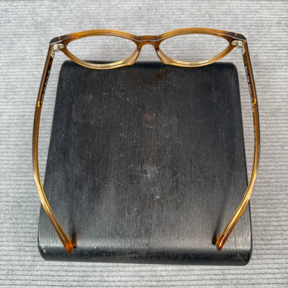 Bolon BJ3069 B20 Brown Amber Cat Eye Y2K Eyeglasses Frames 52-15-145 Italy